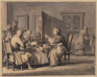 V 033a-15
<br/>
Wel voorgaan leert best
<br/>
<em>Vinne, Vincent Laurensz. van der (1686-1742)</em>